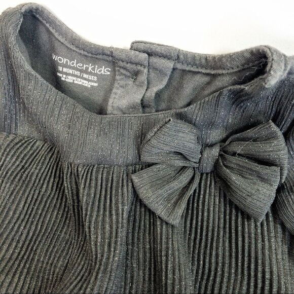 Wonderkids GrayTiered Ruffle Dress Sz 18m - Picture 3 of 10